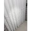 NİVEMESHOME SEDEF 1-094P YARI DESEN EKRU 1/3 PİLELİ TÜL PERDE
