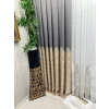 NİVEMESHOME SİDE FT632057 V-101 GRAY-CREAM 1/3 DENSE PLEATED SHEER CURTAIN APM