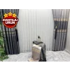 NİVEMESHOME ŞİMAL GÜMÜŞ DETAYLI 1/3 SIK PİLELİ TÜL PERDE APM
