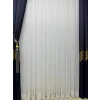 NİVEMESHOME TILSIM ETEK İŞLEMELİ 1/3 SIK PİLELİ TÜL PERDE APM