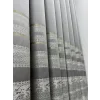 NİVEMESHOME URLA V-5404 GRİ 1/3 SIK PİLELİ FON PERDE APM