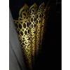 NİVEMESHOME VINTAGE DARK BLUE-GOLD 1/3 HEAVY PILE BACKGROUND CURTAIN APM