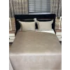 NİVEMESHOME BETTWÄSCHESET DOPPELBETT 240X260 BEIGE TOSKANA