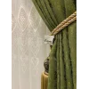 NİVEMESHOME NEW GROUND EMBROIDERED 1/3 DENSE PILE TULLE CURTAIN APM