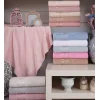NURPAK ŞEKER PEMBE BAMBU BANYO HAVLUSU