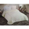 CROWN CRYSTAL ECRU DOUBLE BLANKET