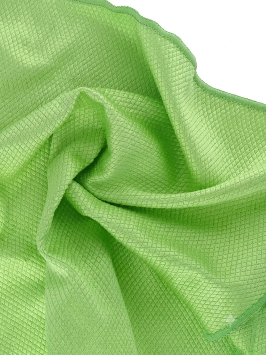 %100 MICROFIBER BAKLAVA PATTERNED GLASS CLOTH PISTACHIO GREEN 50X70 APM