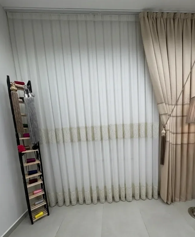 NİVEMESHOME LUMİNA 7194 V2 1/2,5 PİLELİ BAMBU TÜL PERDE