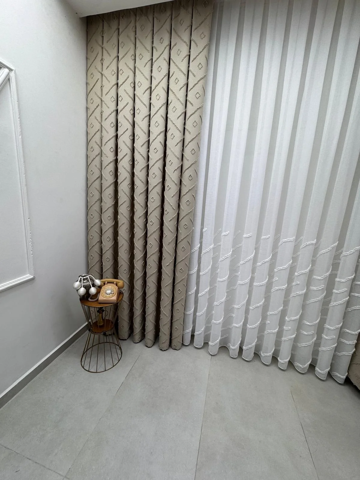 NİVEMESHOME SETA DI VELLUTO 3-0006 VISONE 1/3 TENDA FODERA