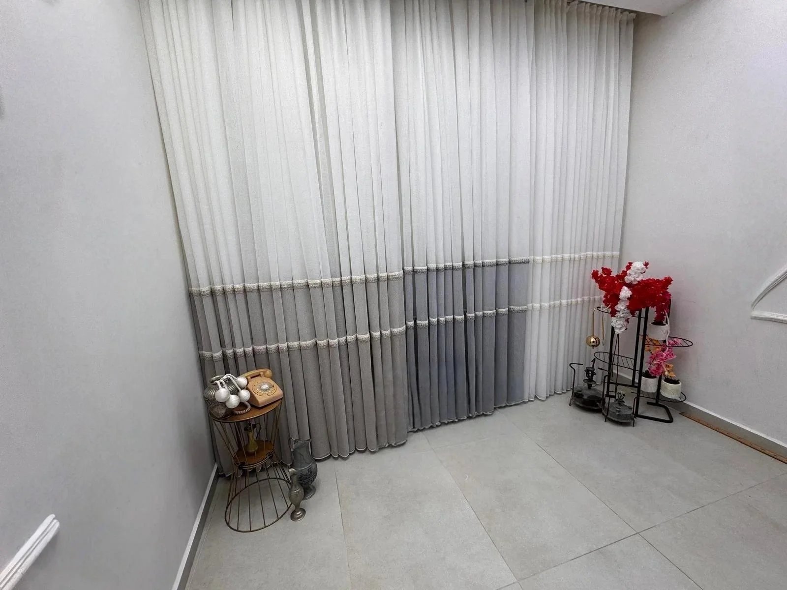 NİVEMESHOME PETEK EKRU 1/3 PİLELİ ТЮЛЬ ЗАНАВЕС