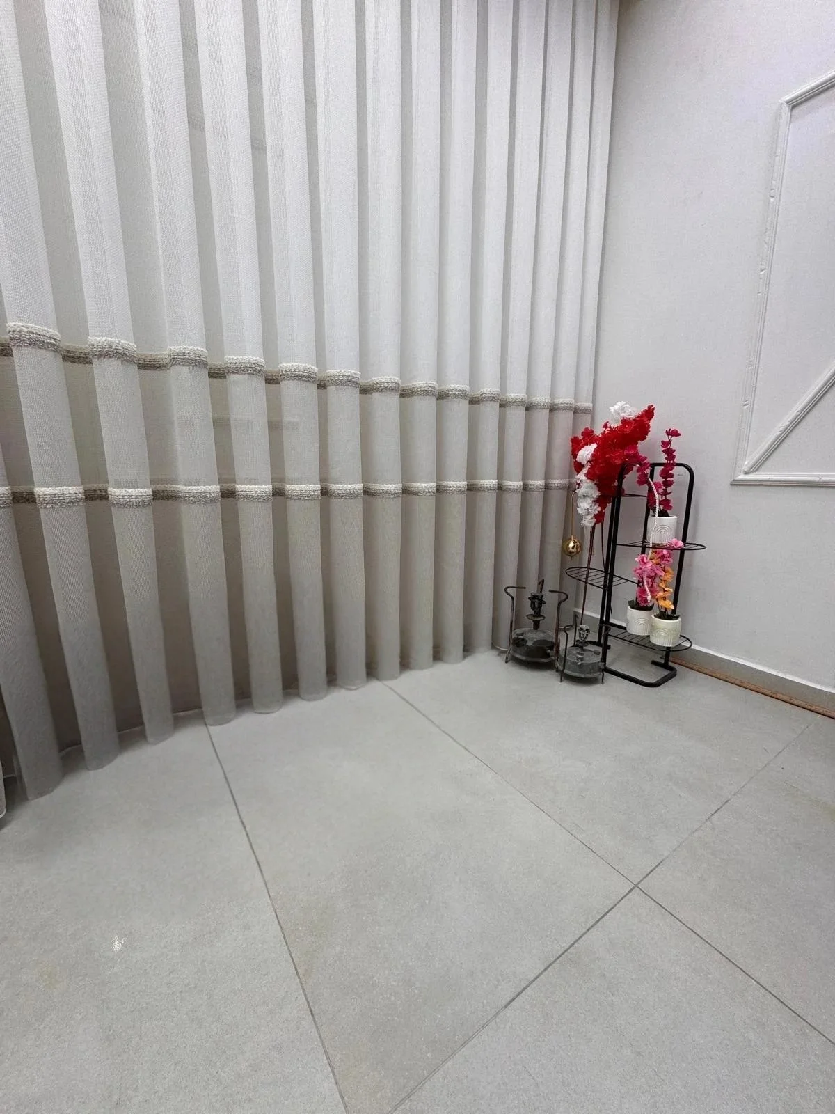 NİVEMESHOME PETEK VİZON 1/3 PİLELİ TÜL PERDE