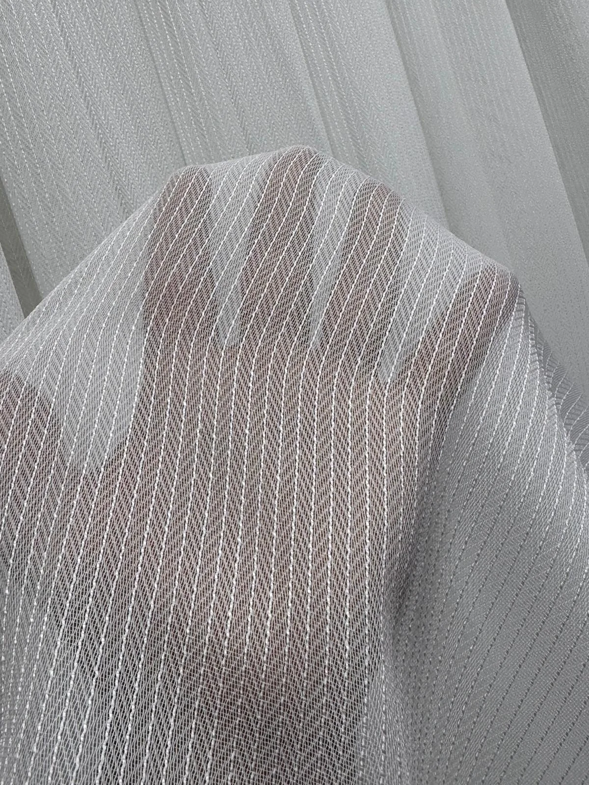 NIVEMESHOME NEW GENERATION FISH SCALE V-101 1/3 PILE TULLE CURTAIN