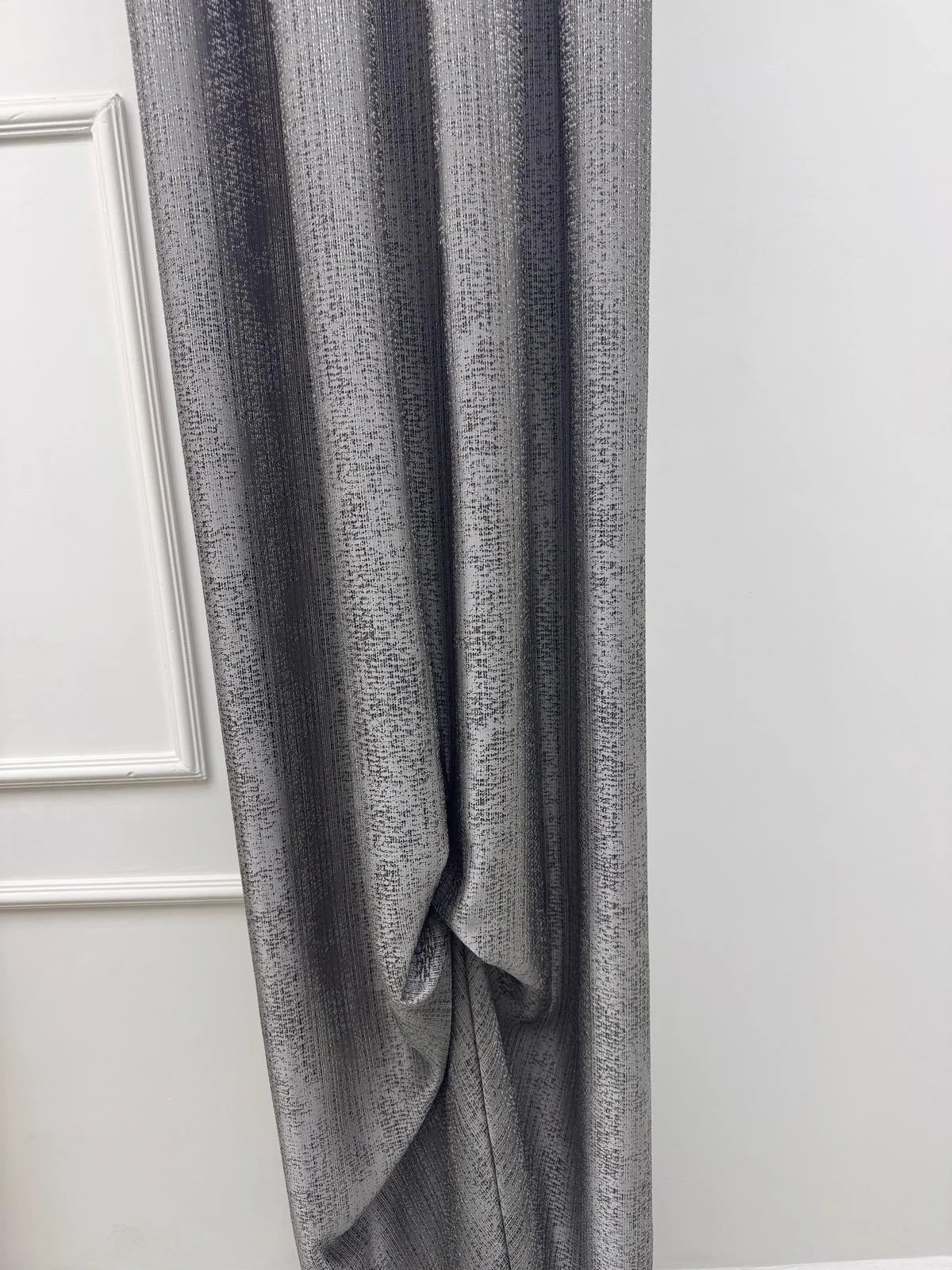 NİVEMESHOME ÇAĞLA V-5407 GÜMÜŞ 1/3 PİLELİ FON PERDE