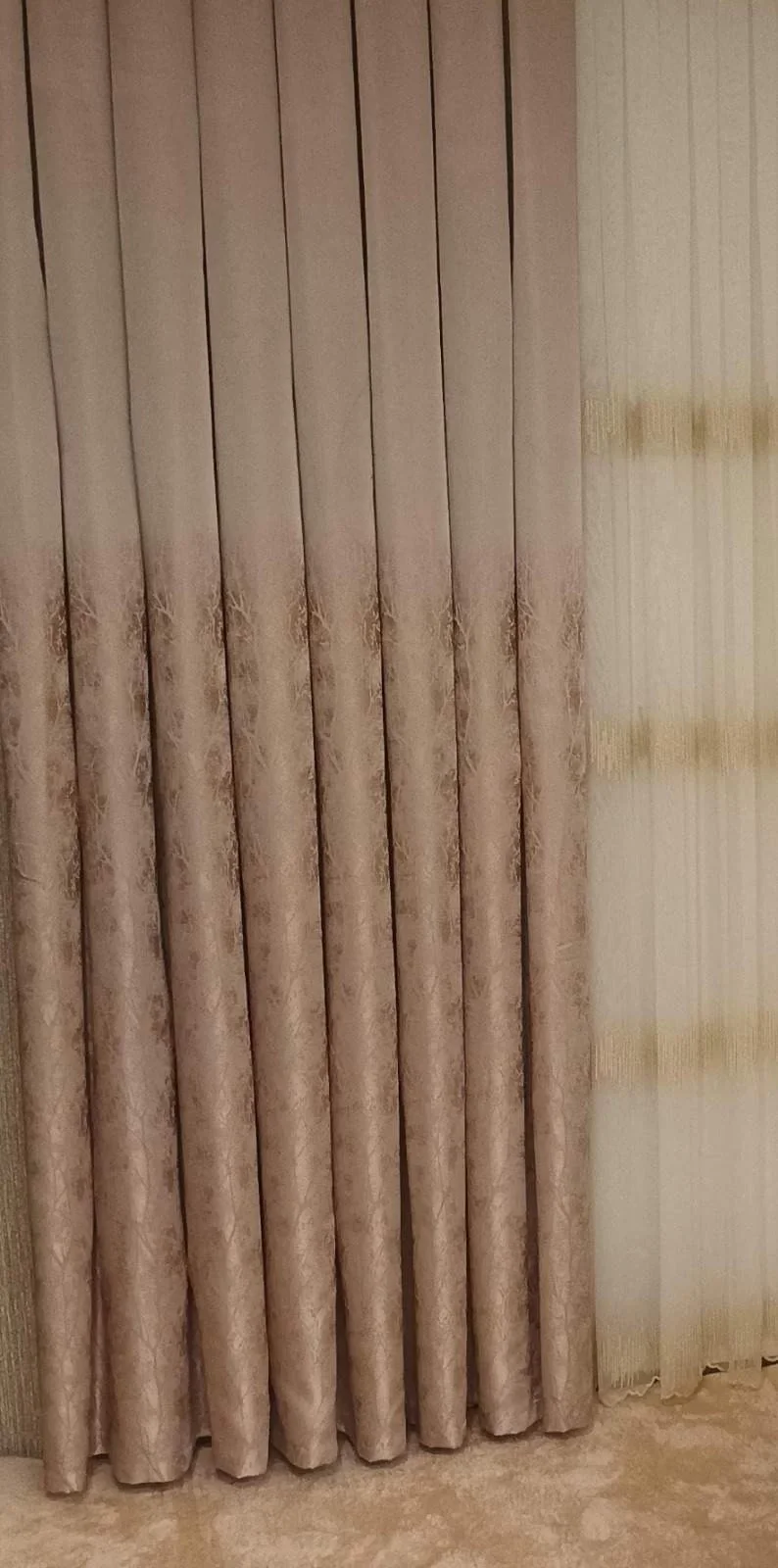 AZRA ŞEKER PINK 1/3 THICK PILE BACKDROP CURTAIN APM