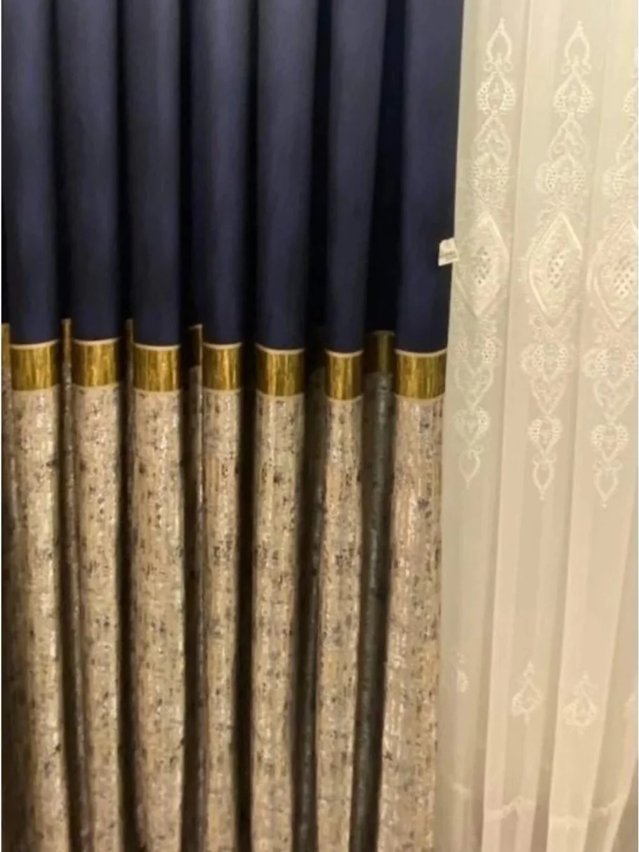 LACİVERT GOLD TAFTAFON APRE23-380 1/3 SIK PİLE PANO FON PERDE APM