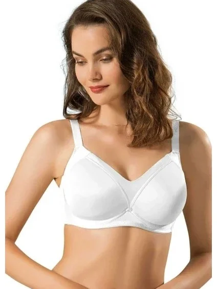 REggiseno Soft Cup senza fili contenitivo LE JARDİN 9150-B BIANCO