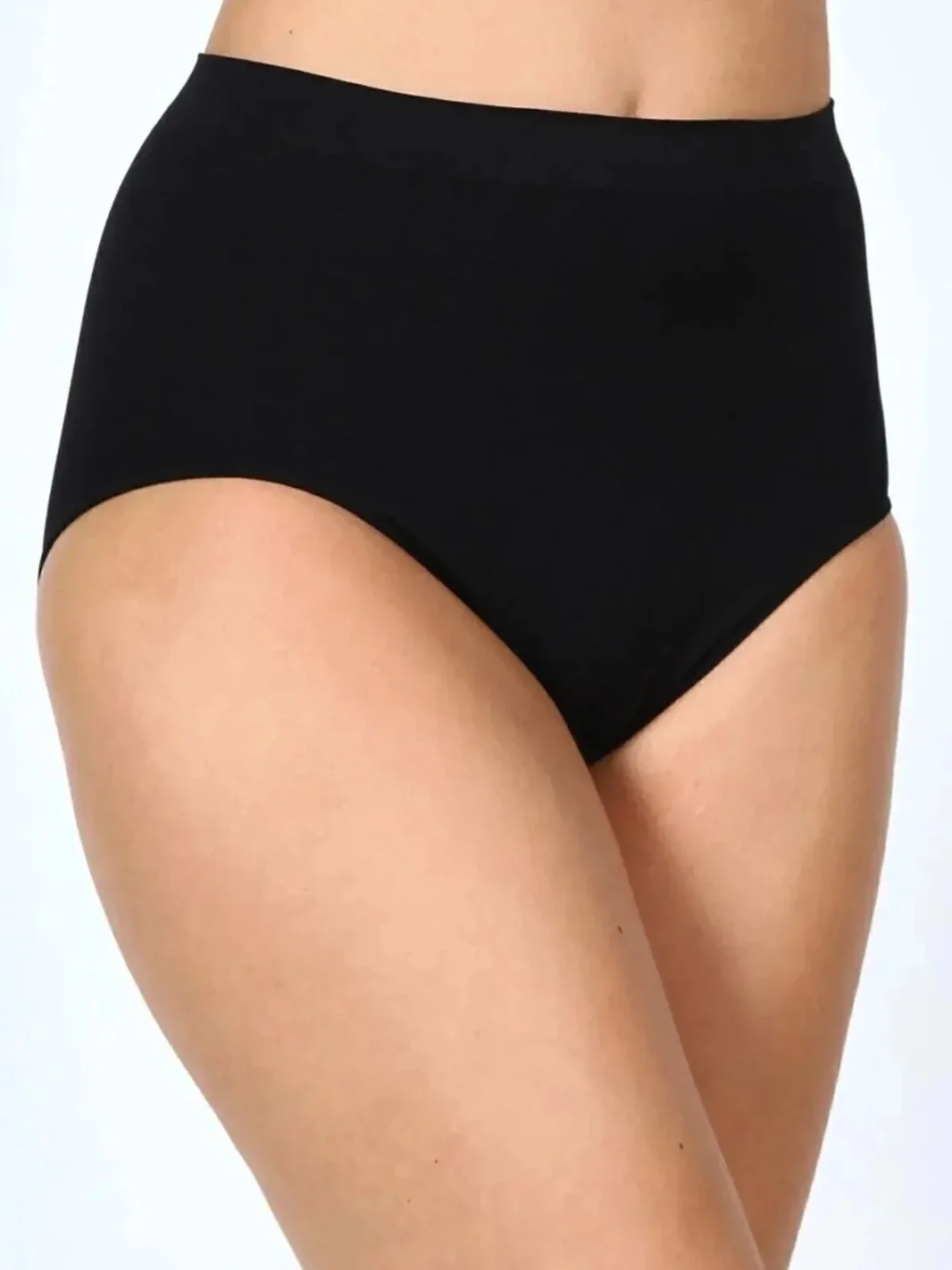 NİVEMESHOME 11656 WOMENS SHAPING PANTIES BLACK M CLEAR