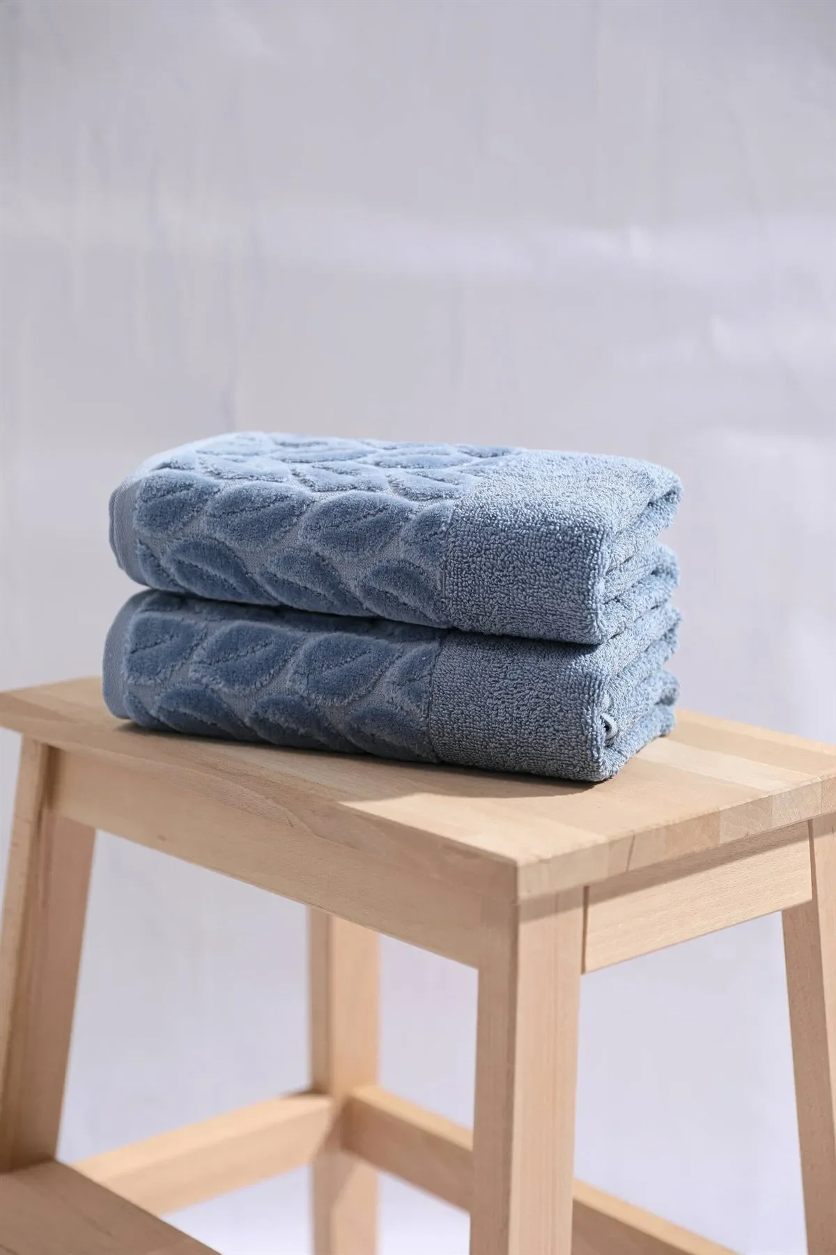 NİVEMESHOME 249 HAZAL BLAU JACQUARDHANDTUCH NURPAK