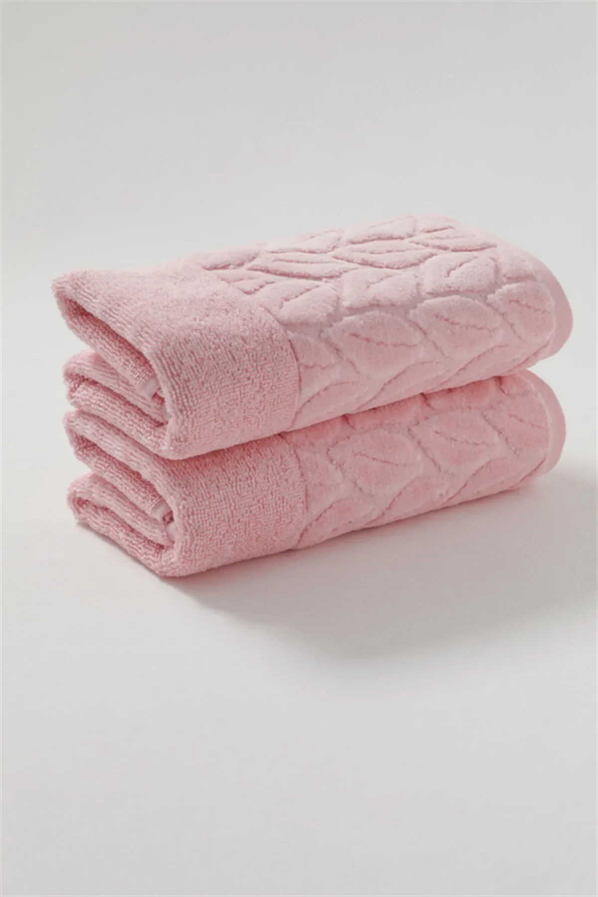 NİVEMESHOME 249 HAZAL PINK JACQUARD TOWEL NURPAK