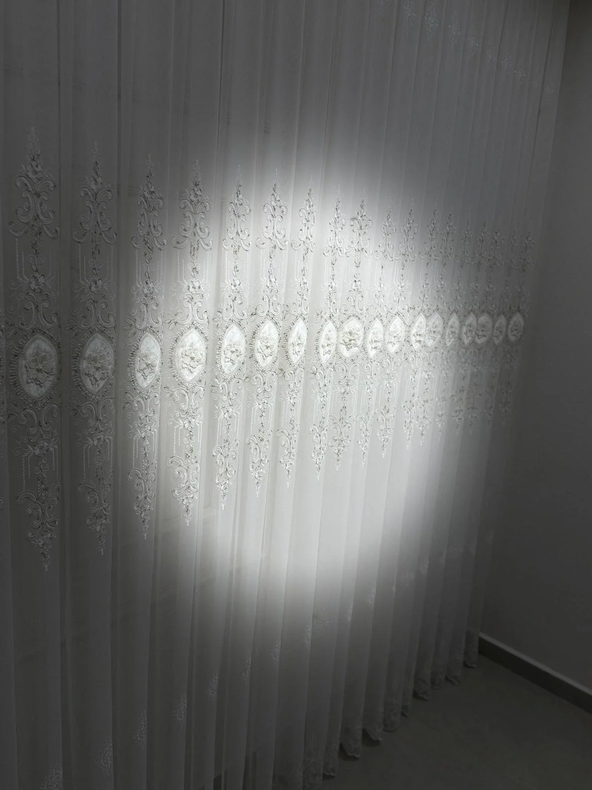 NİVEMESHOME 3158 VALERİA GOLD 1/2,5 PİLELİ BAMBU TÜL PERDE