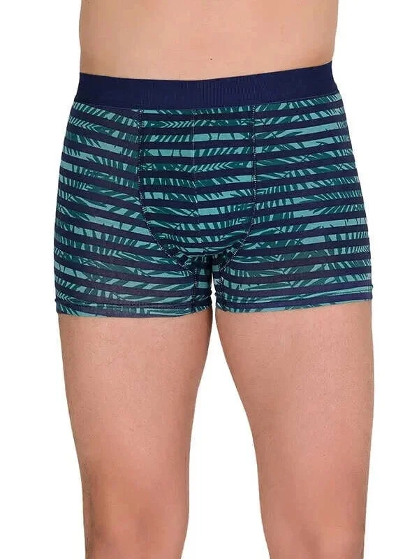 NİVEMESHOME 4480 MENS LYCRALI COTTON BOXER GREEN NAVY PATTERNED L CLEAR