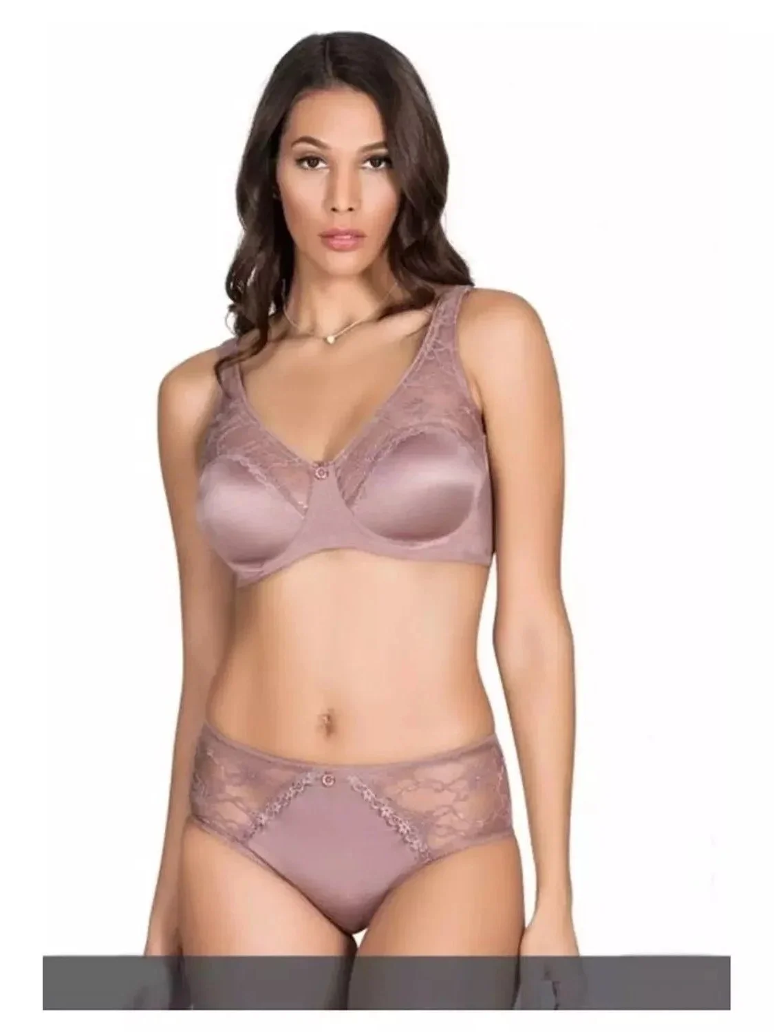 NİVEMESHOME 5035 SOFT COATED LACE BRA SET ECRU BDN:95 LE JARDİN
