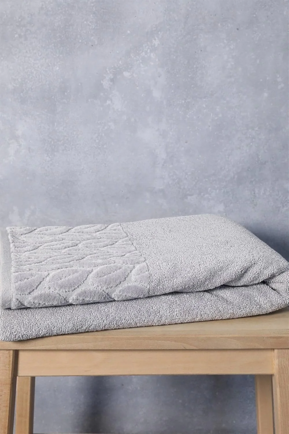 NIVEMESHOME 632 OPEN GRAY 90X150 HAZAL BATH TOWEL NURPAK