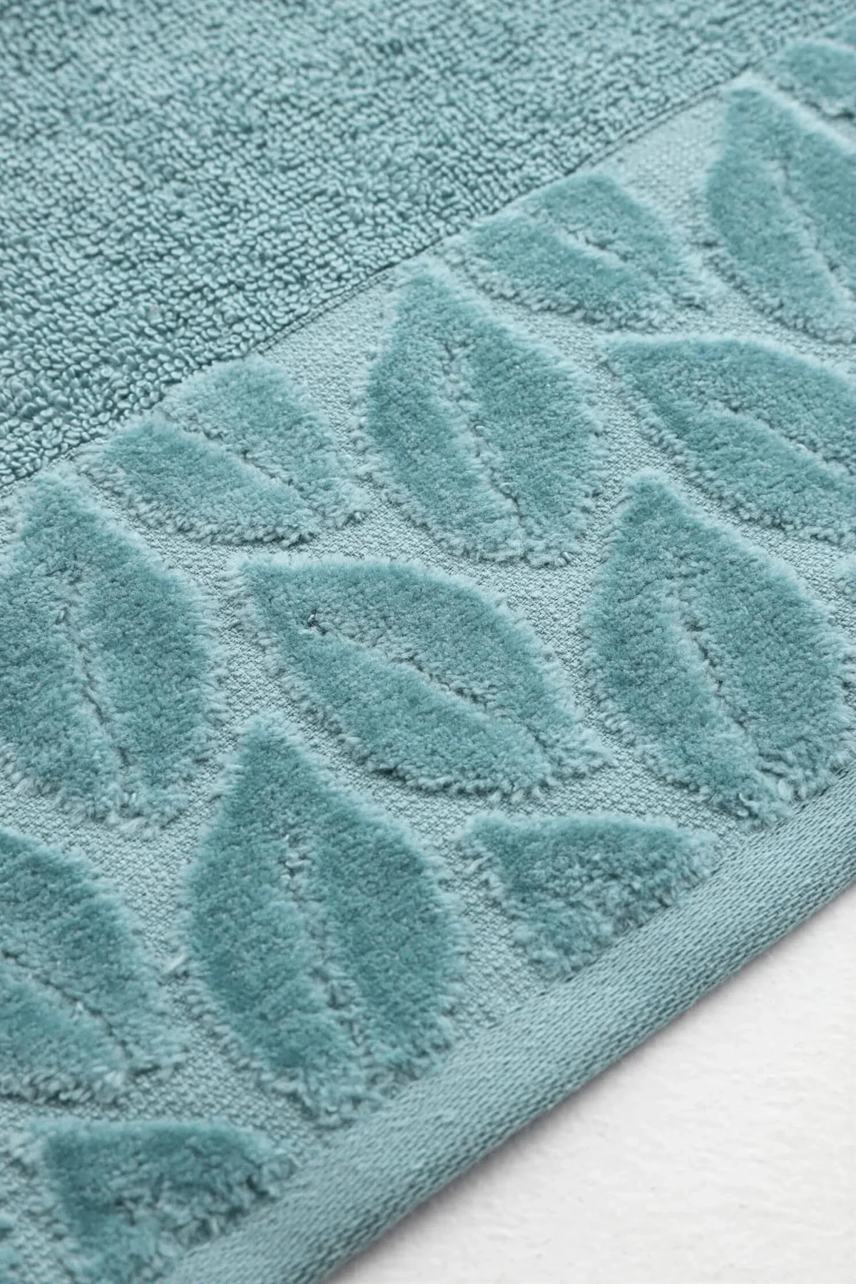 NİVEMESHOME 632 GREEN 90X150 HAZAL BATH TOWEL NURPAK