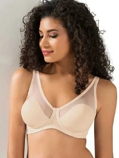 NİVEMESHOME 9200-C TÜL KAPLI SOFT C CUP BRA SKIN BDN:85 LE JARDİN