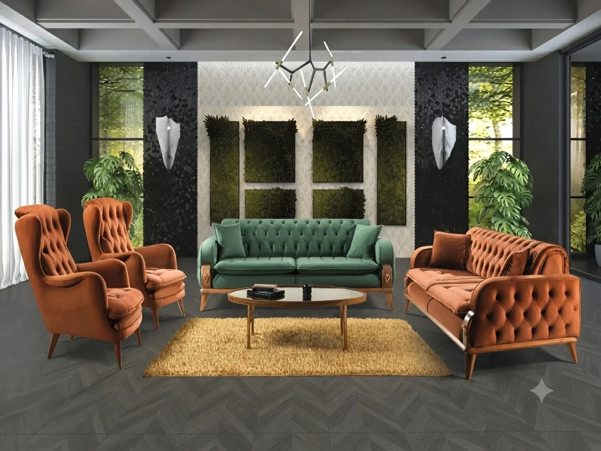 NİVEMESHOME ANKA MODERN SOFA SET