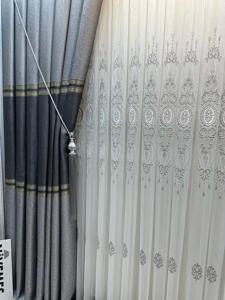 NİVEMESHOME ANTAKYA 8008 V-6113 1/3 SIK PİLELİ TÜL PERDE APM