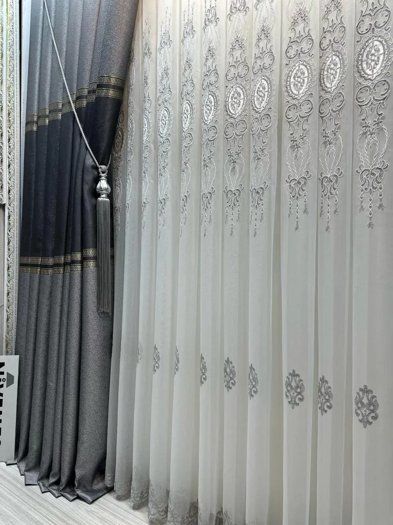 NİVEMESHOME ANTAKYA 8008 V-6113 1/3 SIK PİLELİ TÜL PERDE APM