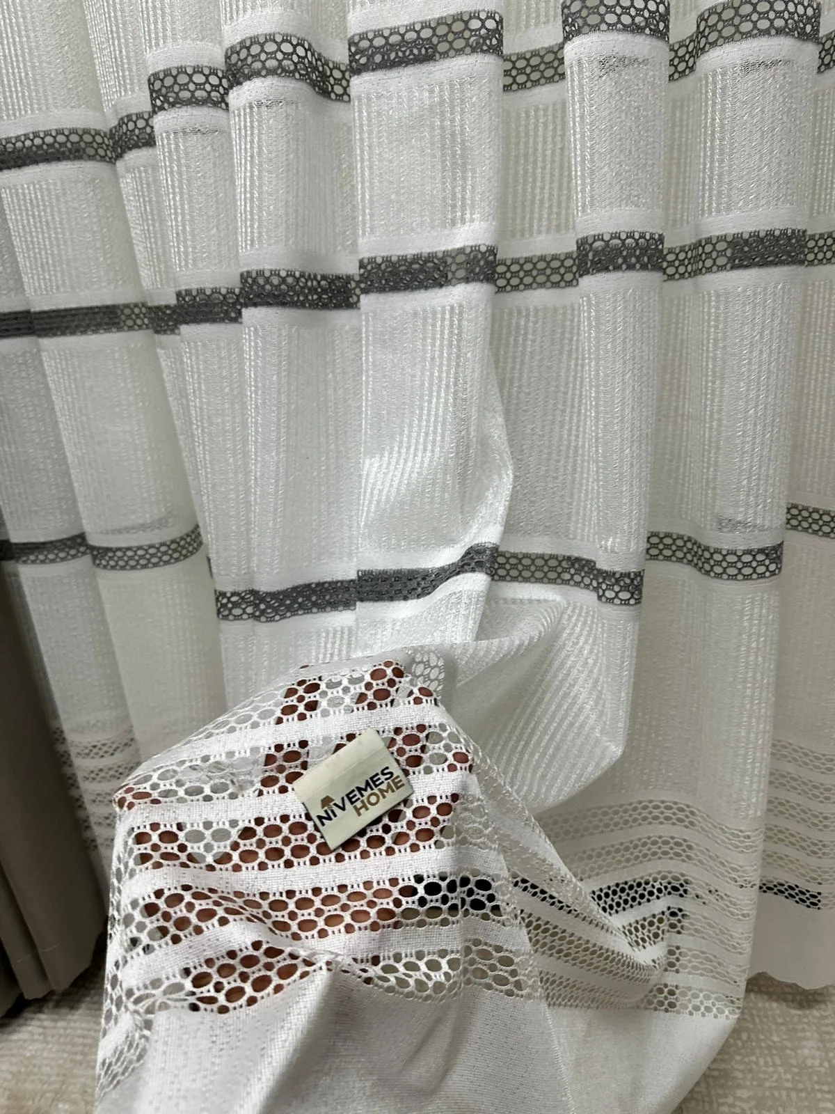 NİVEMESHOME ANTARES 8521 1/3 DENSE PLEATED TULLE CURTAIN APM