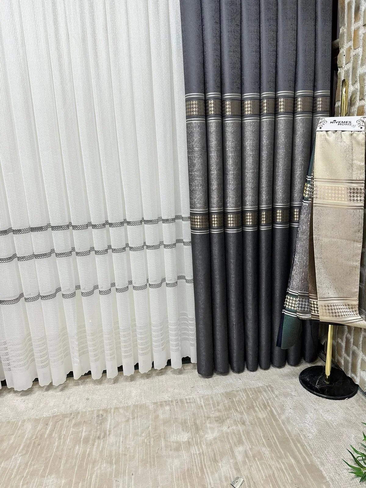 NİVEMESHOME ANTARES 8521 1/3 DENSE PLEATED TULLE CURTAIN APM