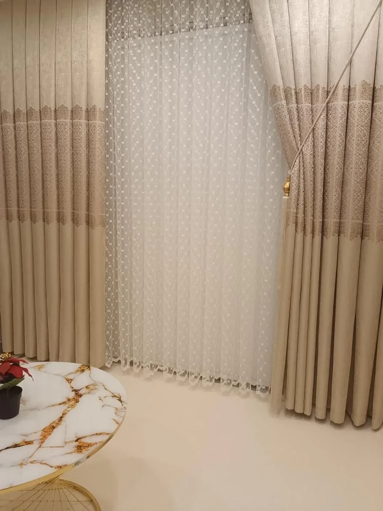 NİVEMESHOME ARORA VİZON 1/3 SIK PİLELİ FON PERDE APM