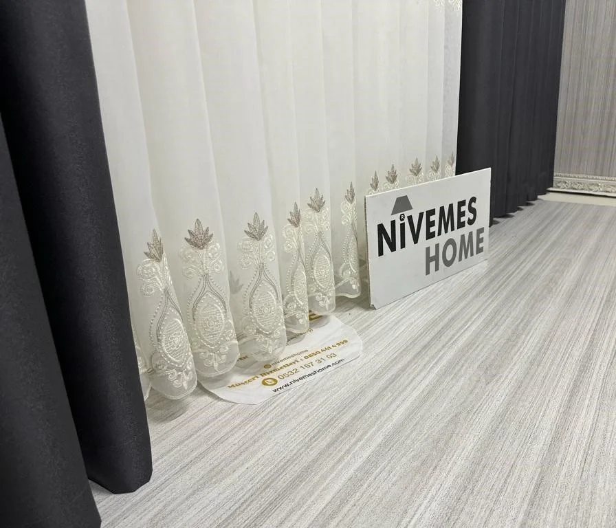 NİVEMESHOME ARTEMİS 1/3 SIK PİLELİ TÜL PERDESİ APM