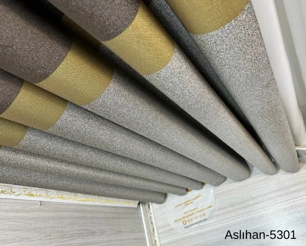 NİVEMESHOME ASLIHAN TOPRAK FT632116 V-5301 1/3 SIK KUMAŞ PERDE APM