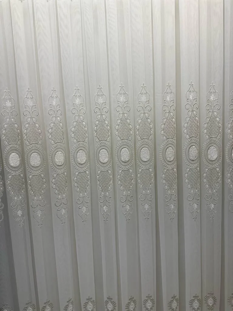 NİVEMESHOME AZRA 1/3 SIK PİLELİ TÜL PERDE APM