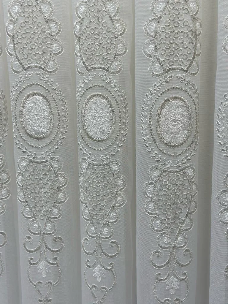 NİVEMESHOME AZRA 1/3 SIK PİLELİ TÜL PERDE APM