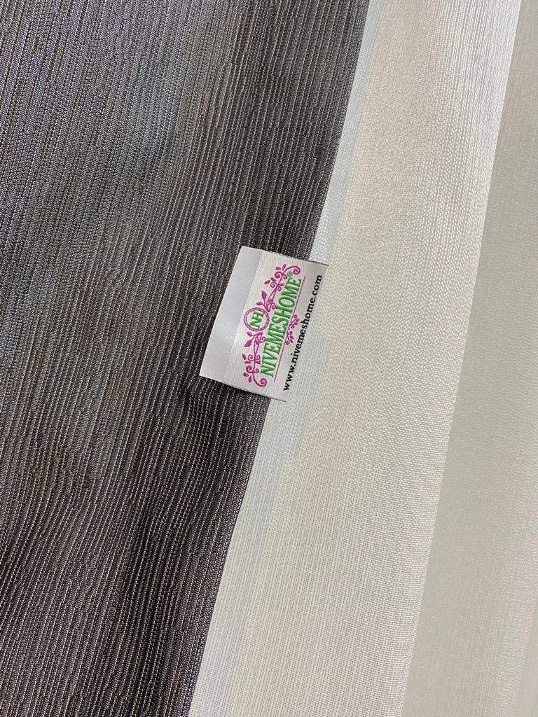NİVEMESHOME WHITE DIAMOND TULLE CURTAIN 1/3 THICK PILE
