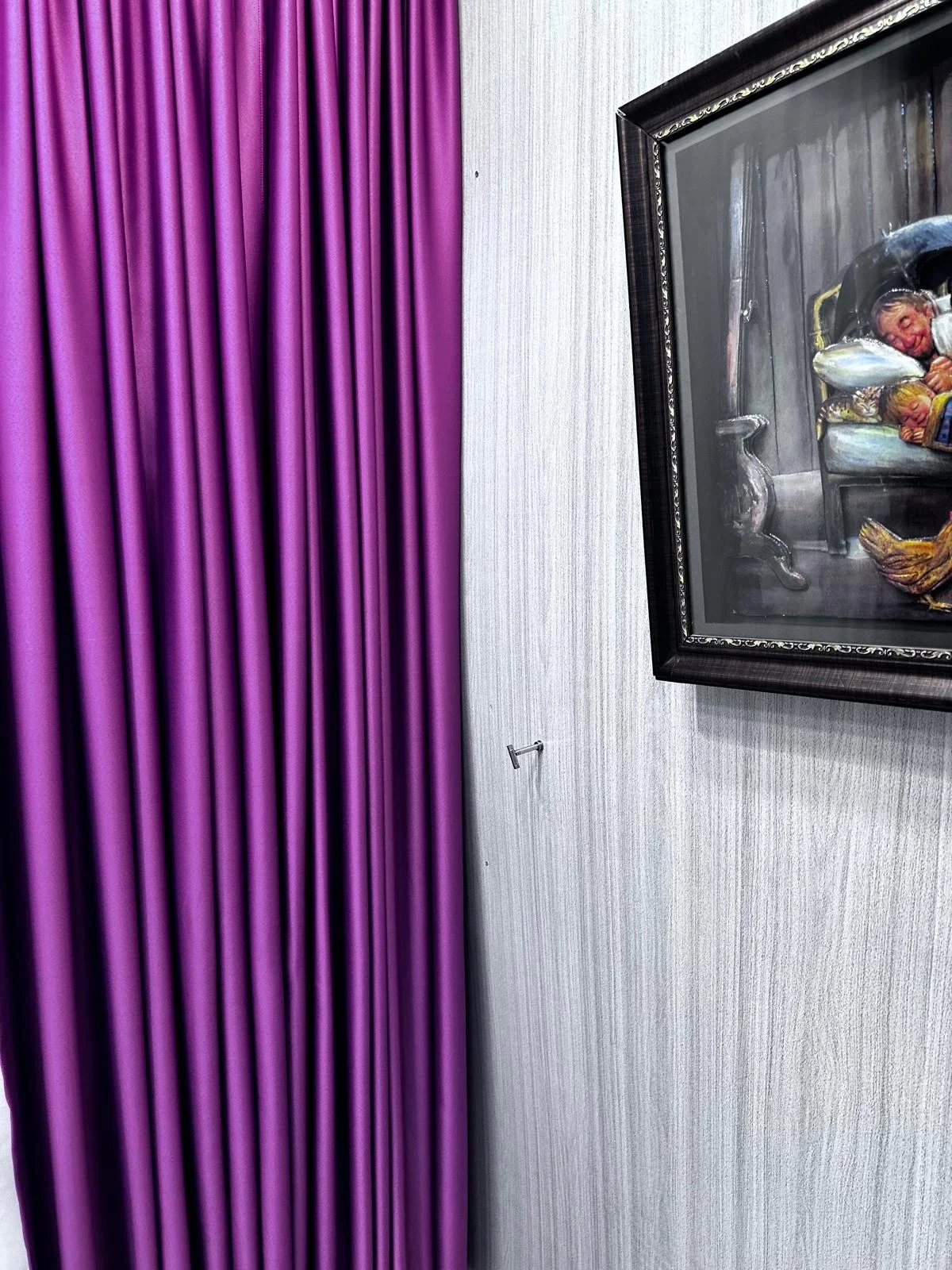 NIVEMESHOME BLACKOUT 12441 V-17 PURPLE CURTAIN APM