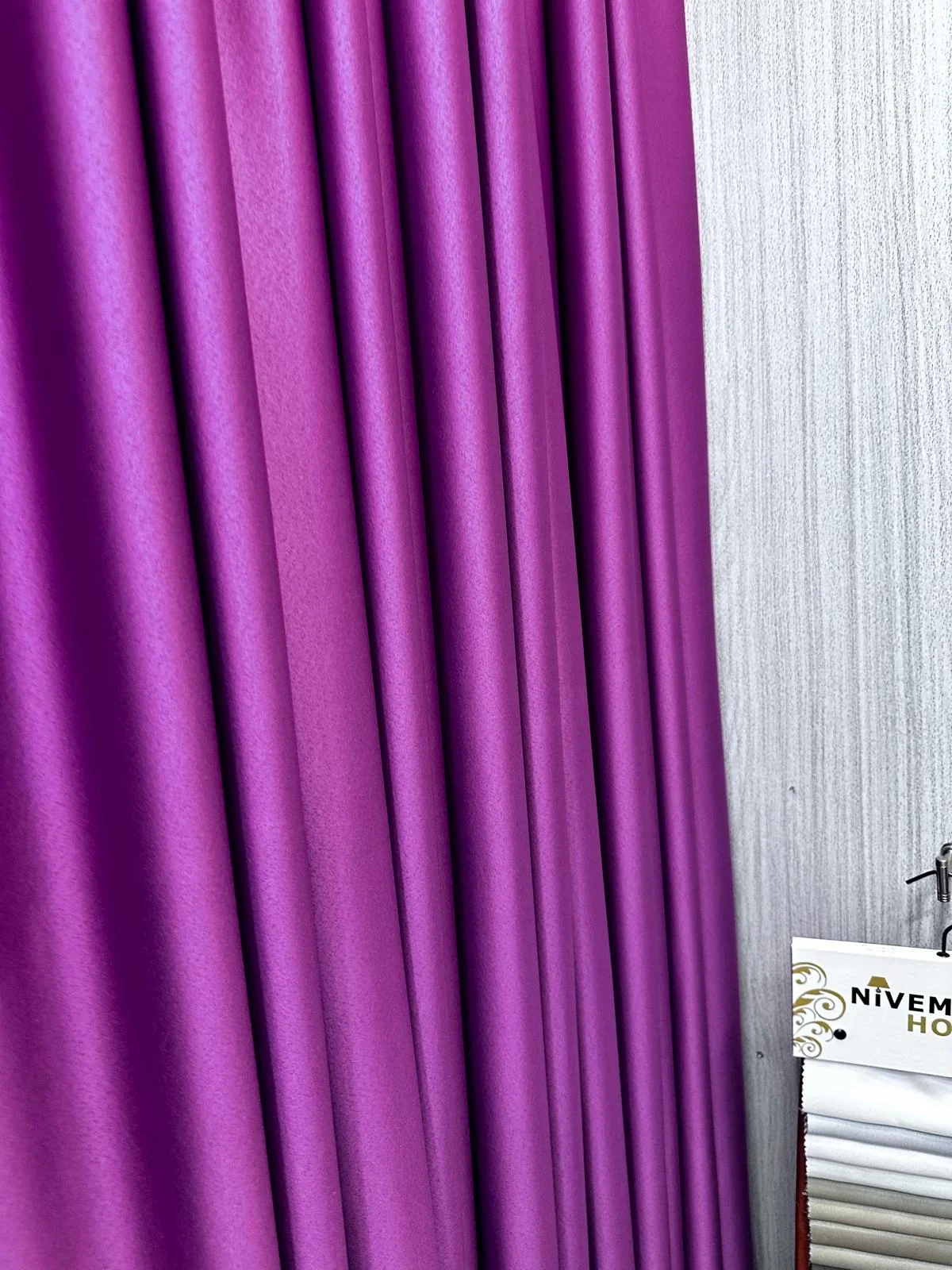 NIVEMESHOME BLACKOUT 12441 V-17 PURPLE CURTAIN APM