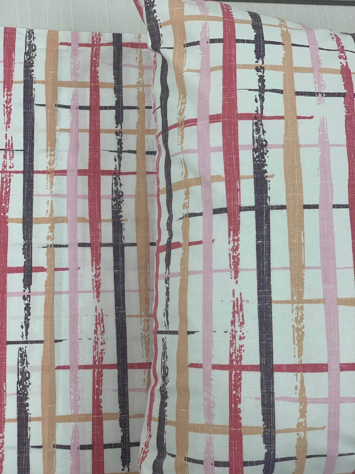 NIVEMESHOME PAINT PATTERNED 2 PIECE PILLOW CASE COVERED 50X70