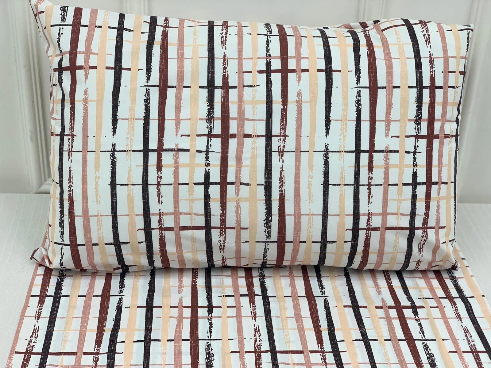 NİVEMESHOME PAINTED PATTERNED 2 PIECE PILLOW COVER 50X70