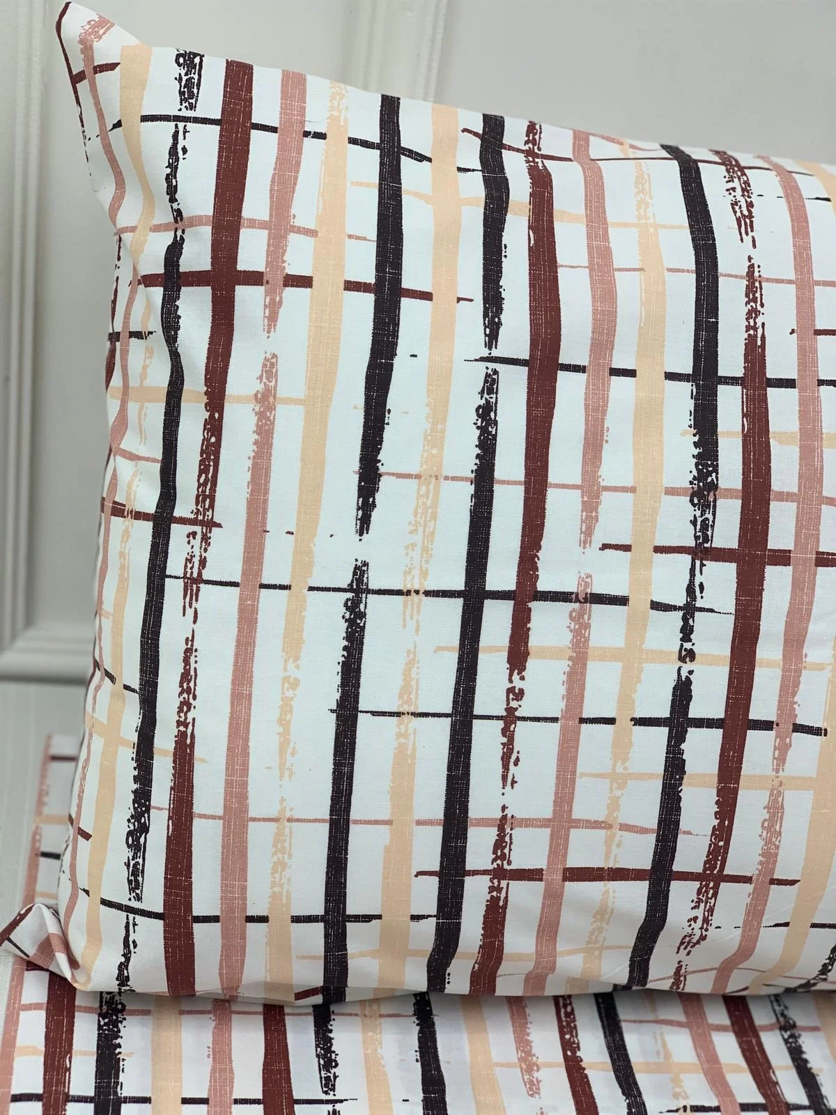 NIVEMESHOME FUNDA DE COJÍN DE 2 PIEZAS ESTAMPADA CON TAPA 50X70