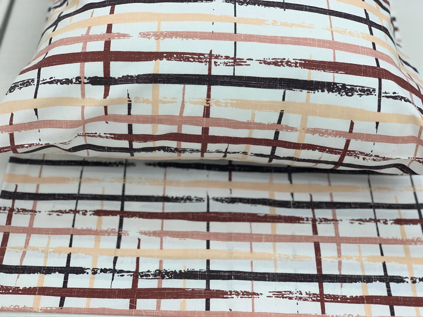 NIVEMESHOME FUNDA DE COJÍN DE 2 PIEZAS ESTAMPADA CON TAPA 50X70