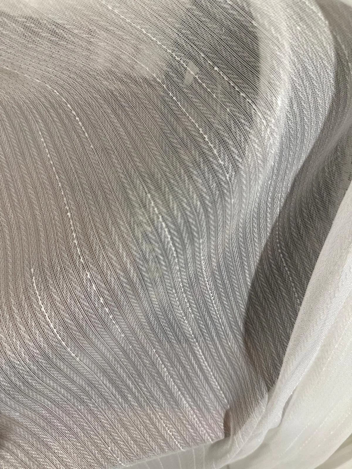 NIVEMESHOME BURCAK EMBROIDERED 1/3 DENSELY PLEATED TULLE CURTAIN APM