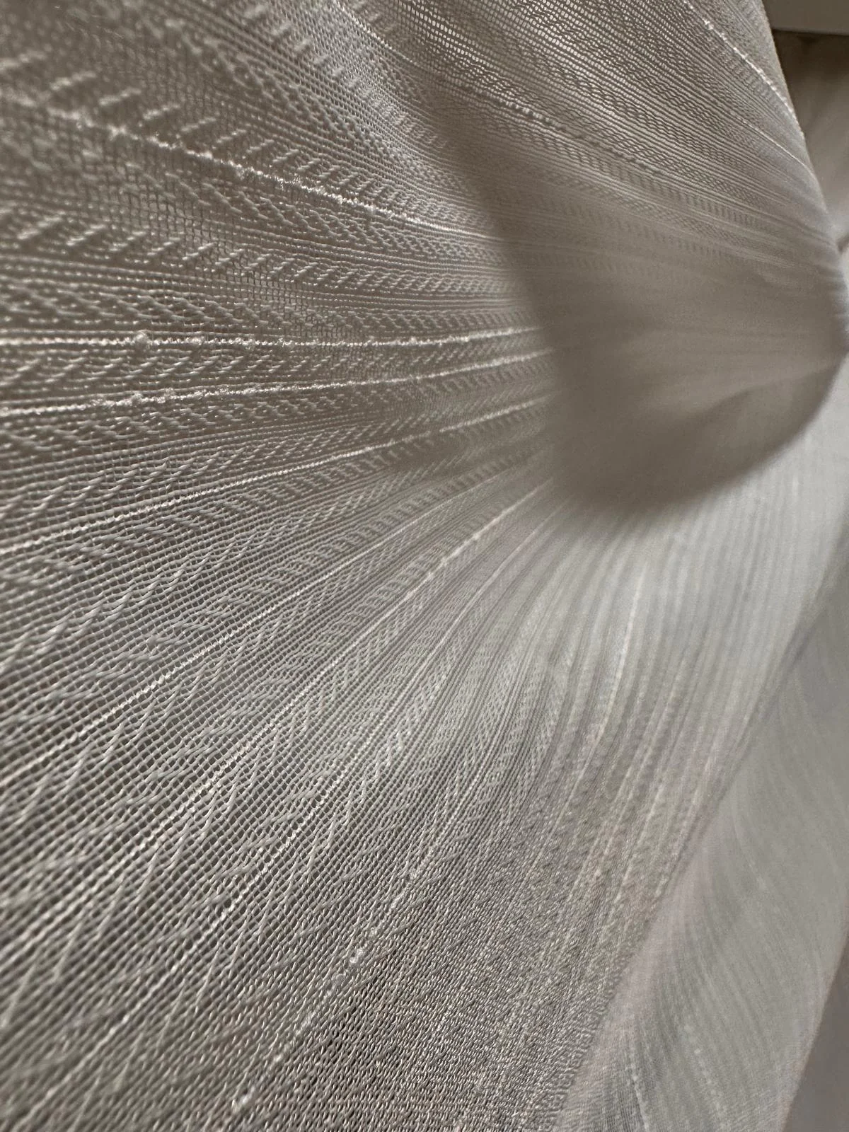 NIVEMESHOME BURCAK EMBROIDERED 1/3 DENSELY PLEATED TULLE CURTAIN APM