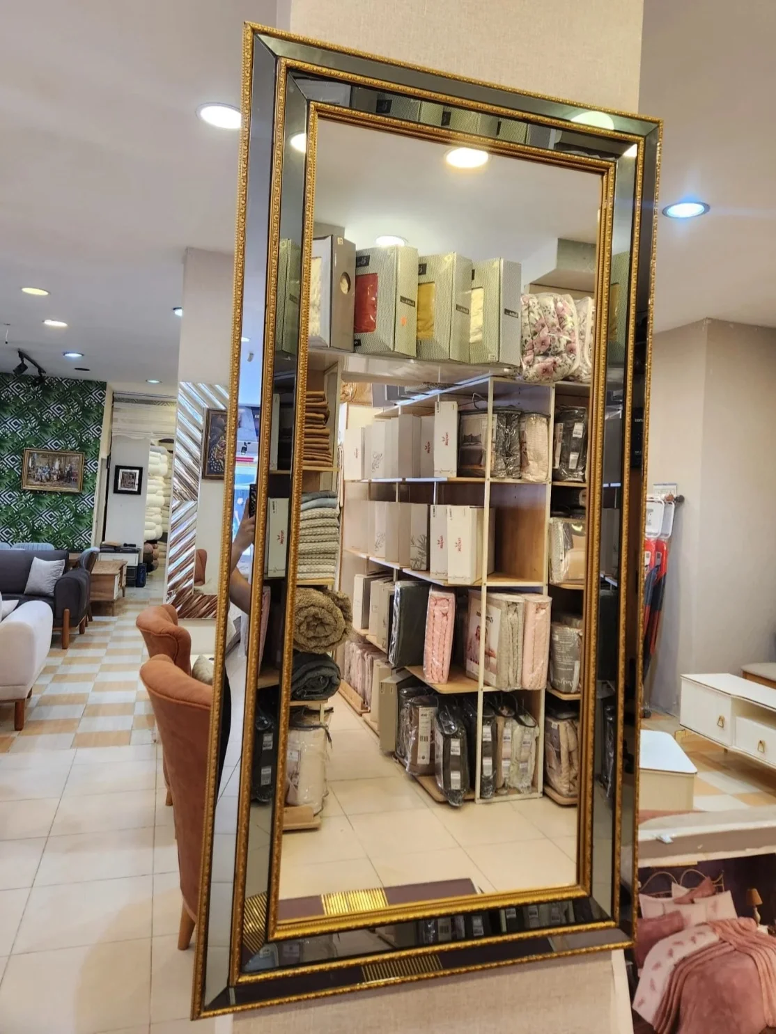 NİVEMESHOME BÜYÜK BOY 82X162 DEKORATİF BOY AYNASI