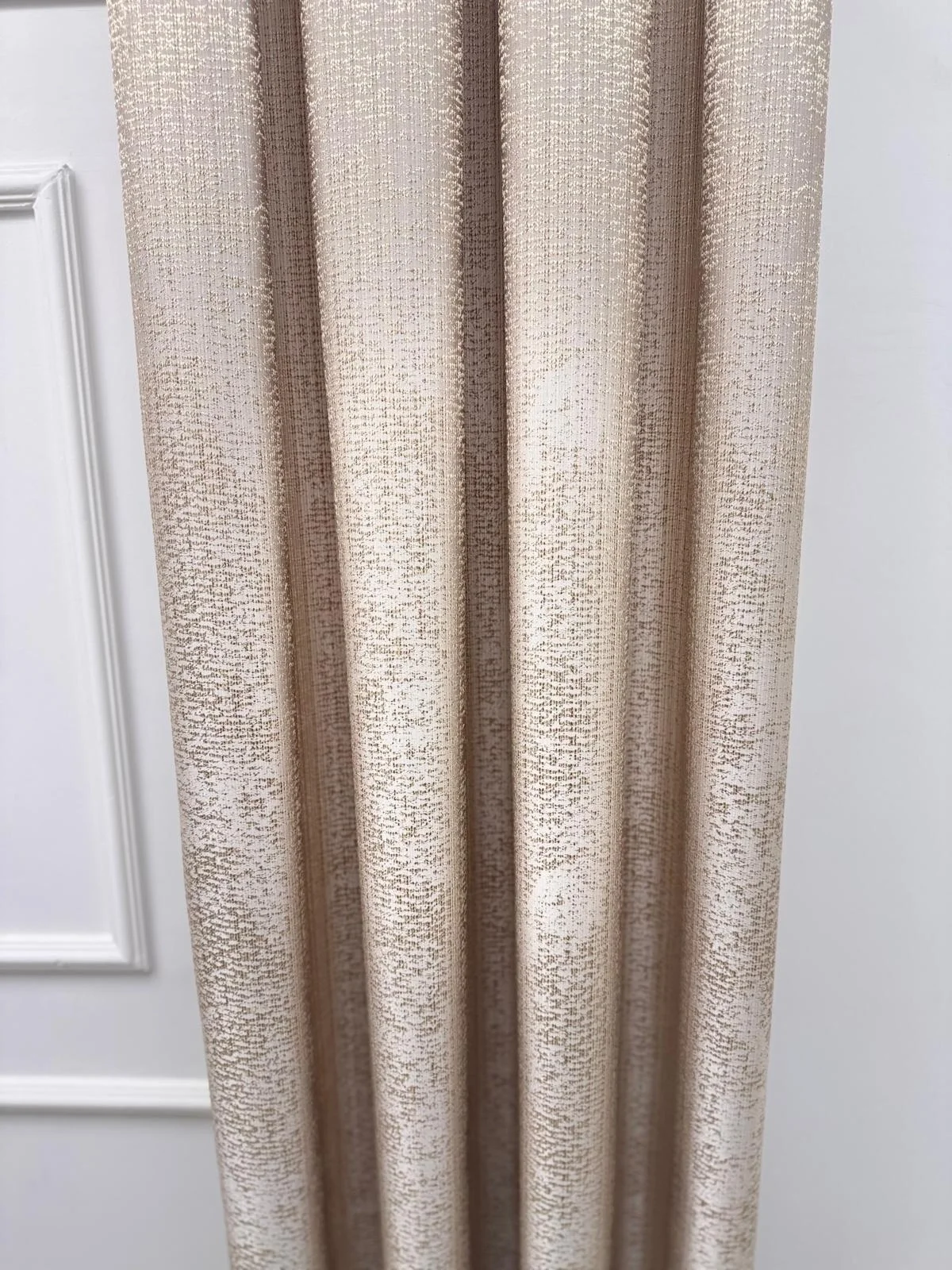 NİVEMESHOME  ÇAĞLA V-5201 KREM  1/3 PİLELİ FON PERDE